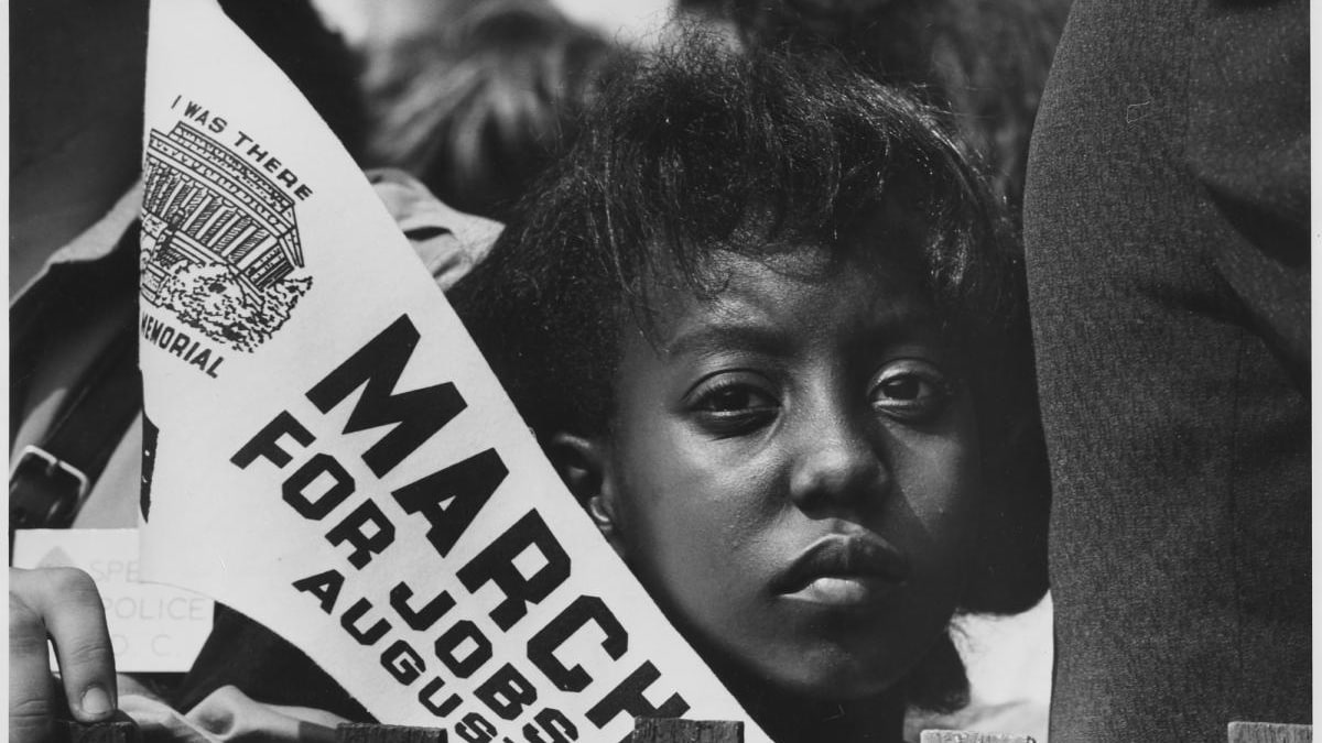 Young participant at the 1963 March on Washington