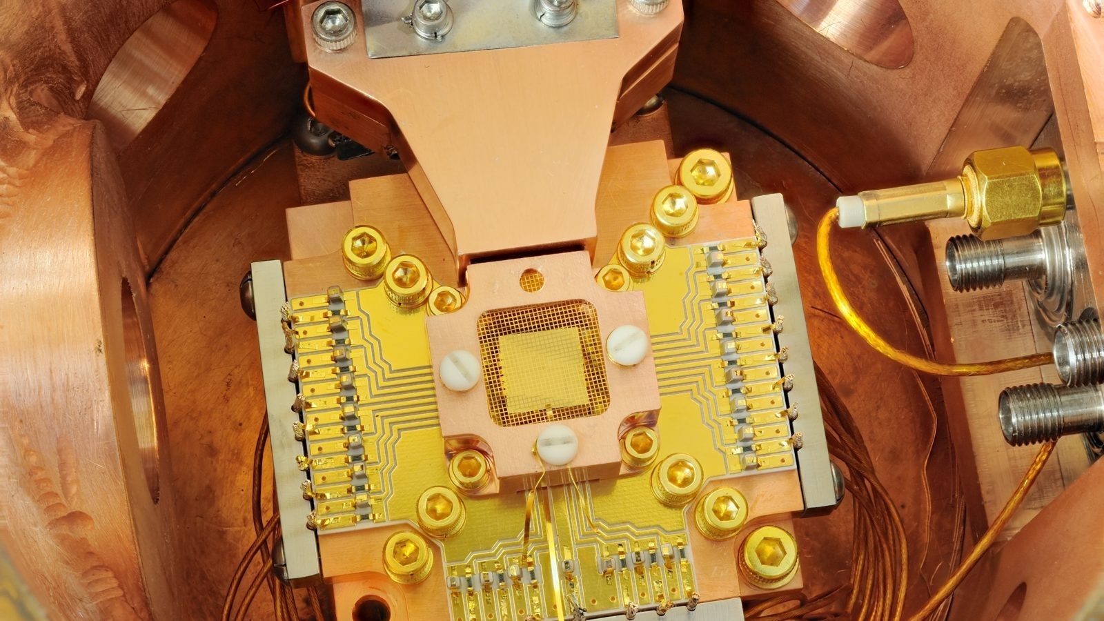 NIST ion-trapping apparatus used for quantum information processing experiments