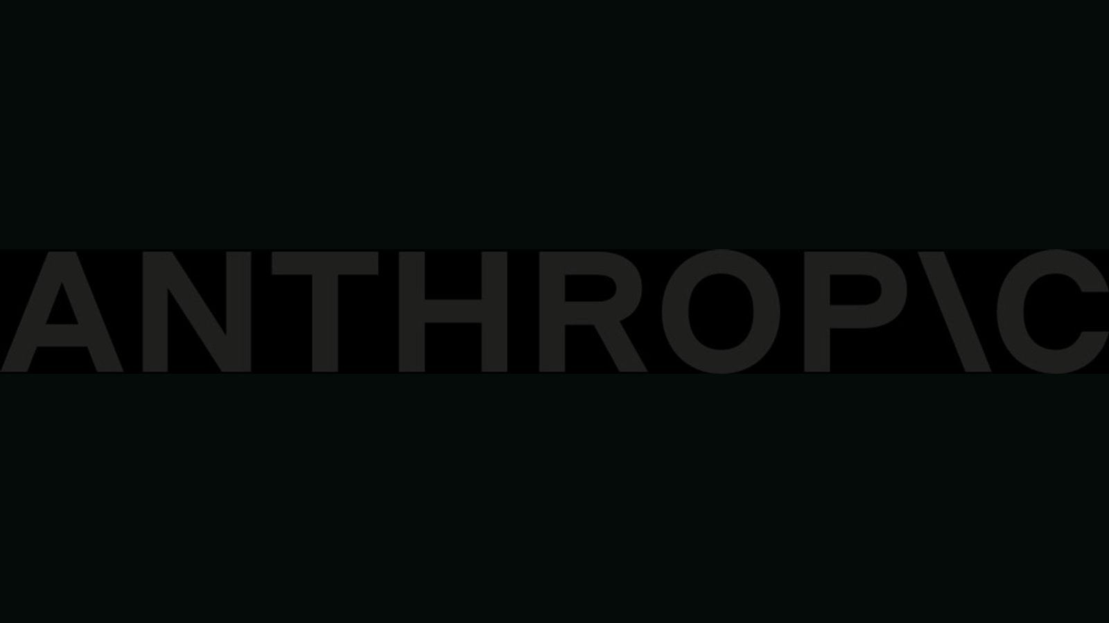 Anthropic wordmark