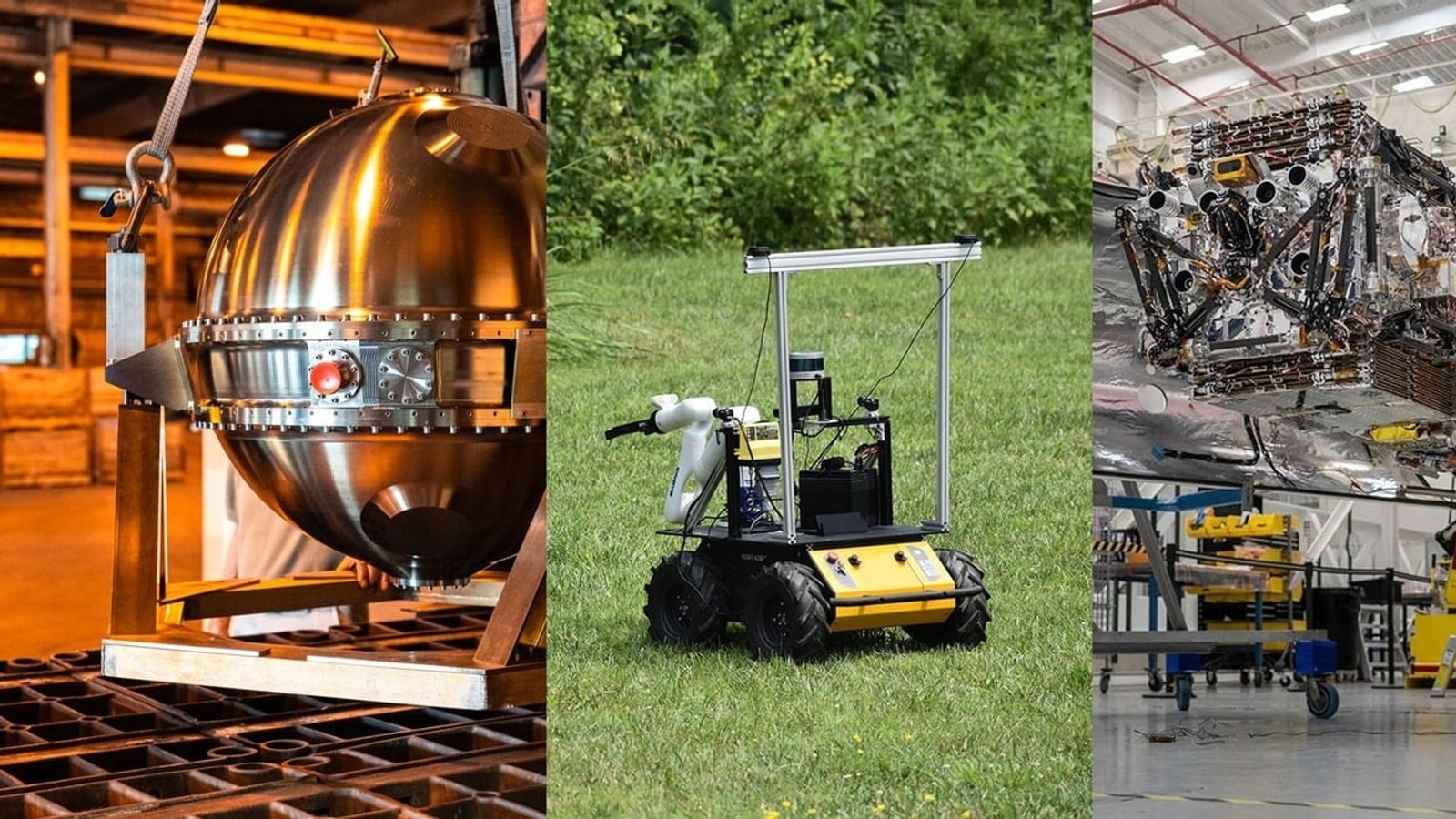 Collection of actual DAVINCI, ASTRA and LINK hardware photographs from the articles in this showcase