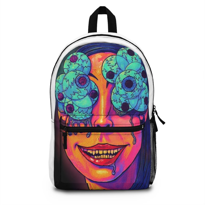 Electric Delirium Backpack — exact storefront garment or bag mockup