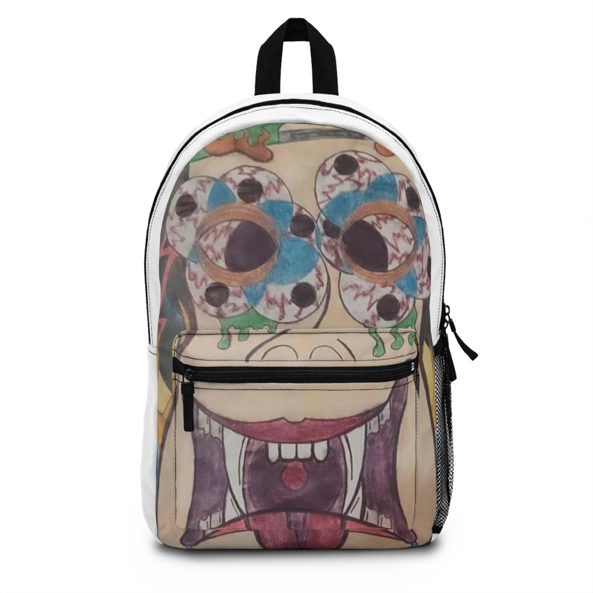 Wild-Eyed Backpack — exact storefront garment or bag mockup
