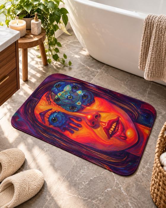 All Eyes on Her Bath mat — current Cyberdelia store image